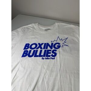 Jake Paul Boxing Bullies T-Shirt Size XL Double Sided White